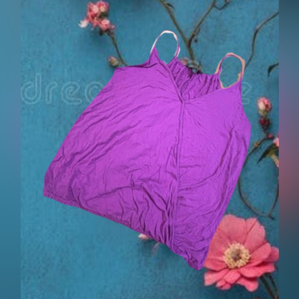 Banana Republic Bright Purple Spaghetti Strap Tank